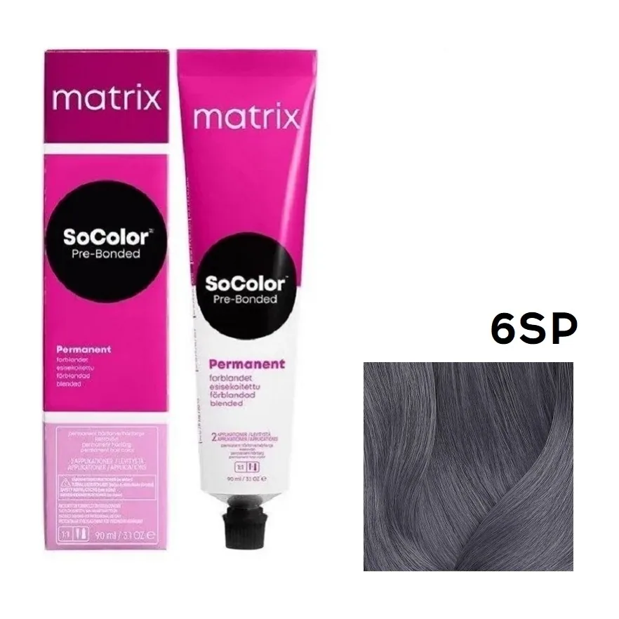 MATRIX SOCOLOR beauty 6 SP темный блондин серебристый жемчужный 90 мл
