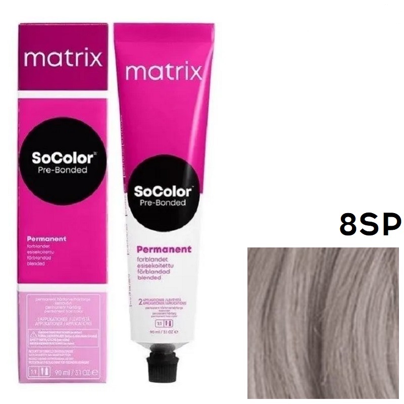 MATRIX SOCOLOR beauty 8 SP Светлый блондин серебристый жемчужный 90 мл ***