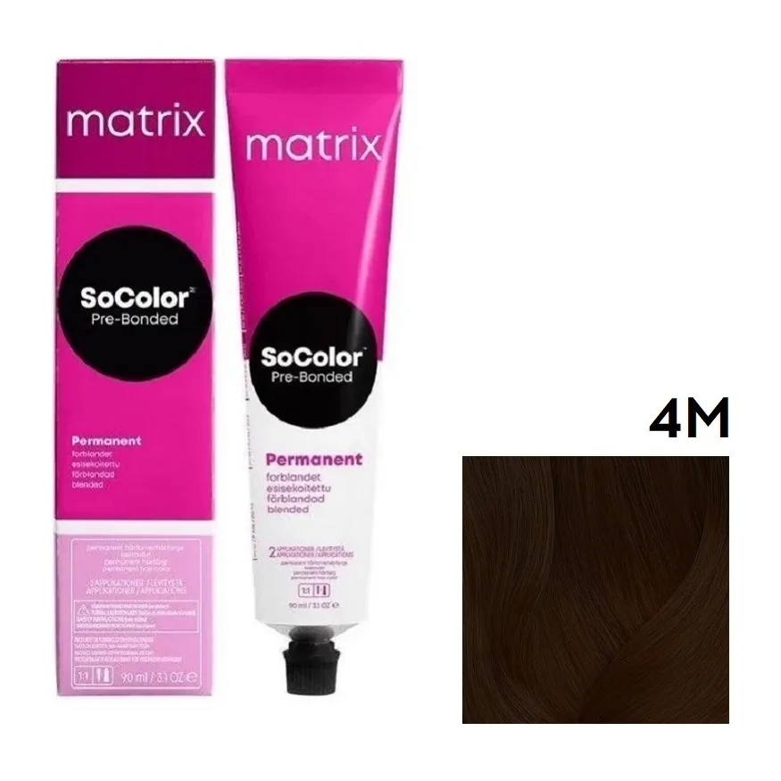 MATRIX SOCOLOR beauty 4 М шатен мокка 90 мл