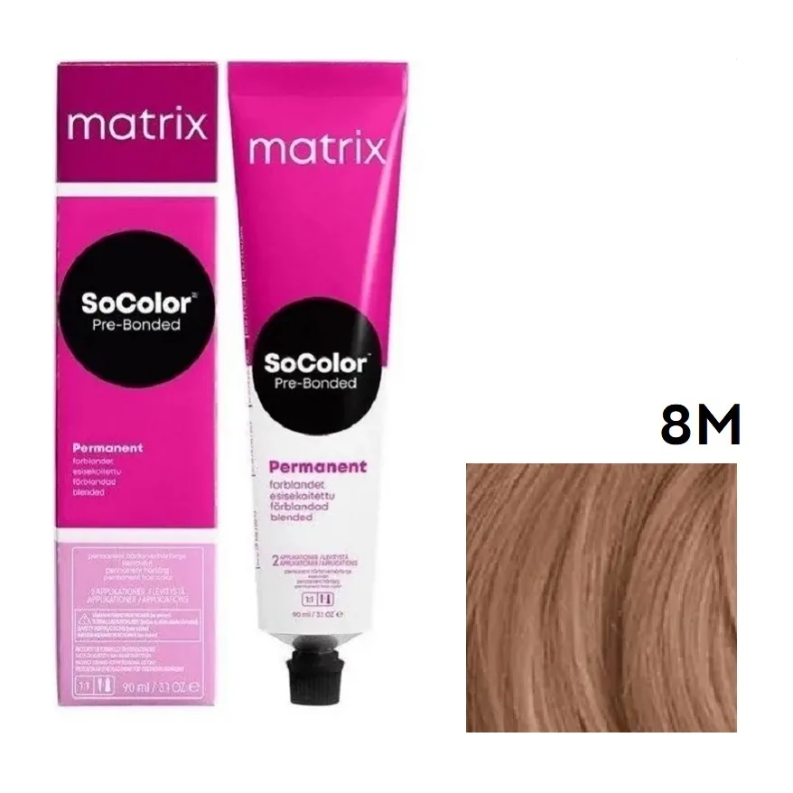 MATRIX SOCOLOR beauty 8 М Светлый блондин мокка 90 мл