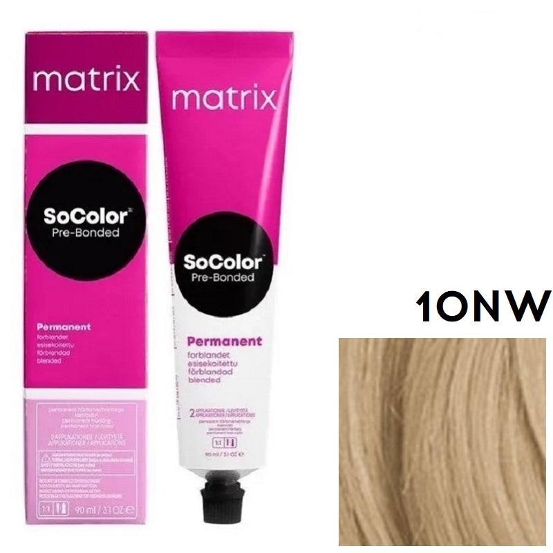 MATRIX SOCOLOR beauty 10 NW Натуральный теплый оч.светлый блондин 90 мл
