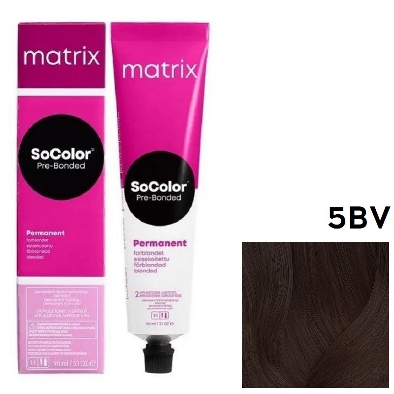MATRIX SOCOLOR beauty 5 BV светлый шатен коричнево-перламутровый 90 мл