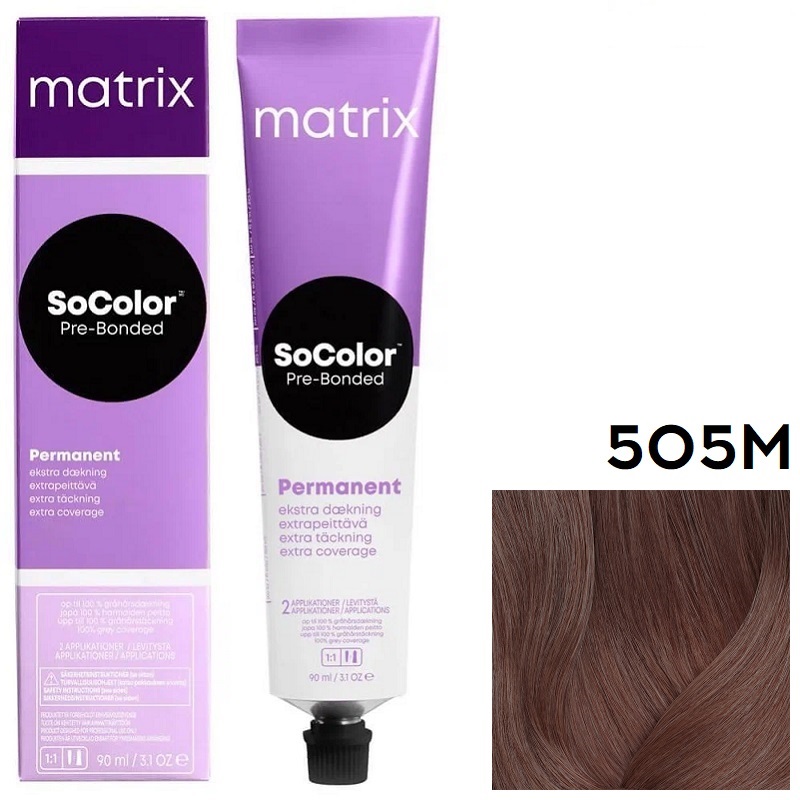 MATRIX SOCOLOR beauty 505 M Светлый шатен мокка 90 мл