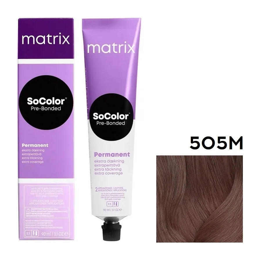 MATRIX SOCOLOR beauty 505 M Светлый шатен мокка 90 мл