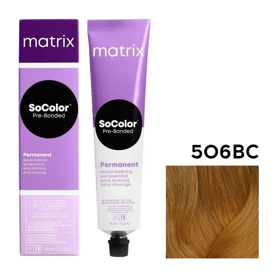 MATRIX SOCOLOR beauty 506 BC светлый блондин мокка 90 мл
