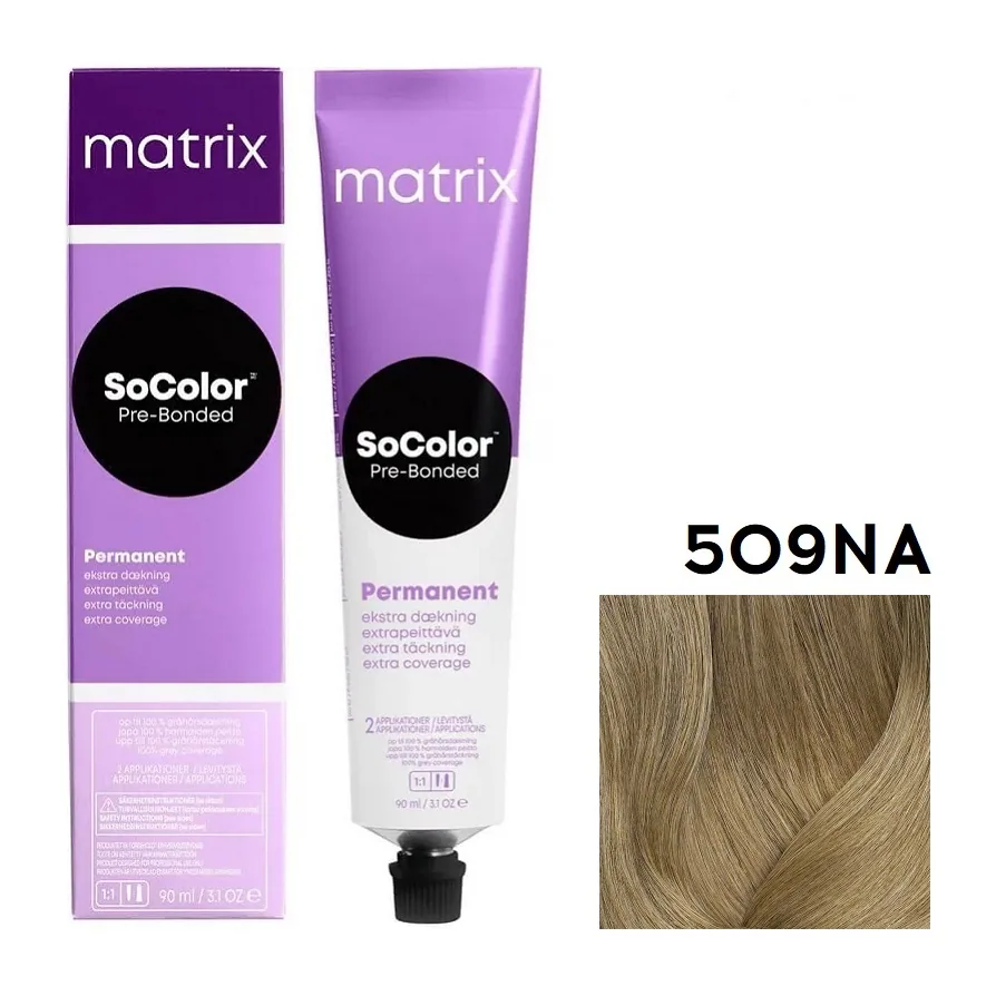MATRIX SOCOLOR beauty 509 NA Очень светлый блондин натуральный пепельный 90 мл