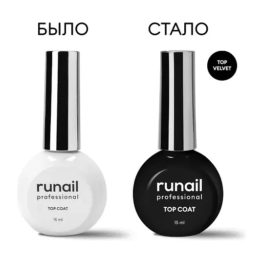 Бархатный топ для гель-лака TopCoat Velvet, 15 мл с липким слоем №3332 !!!
