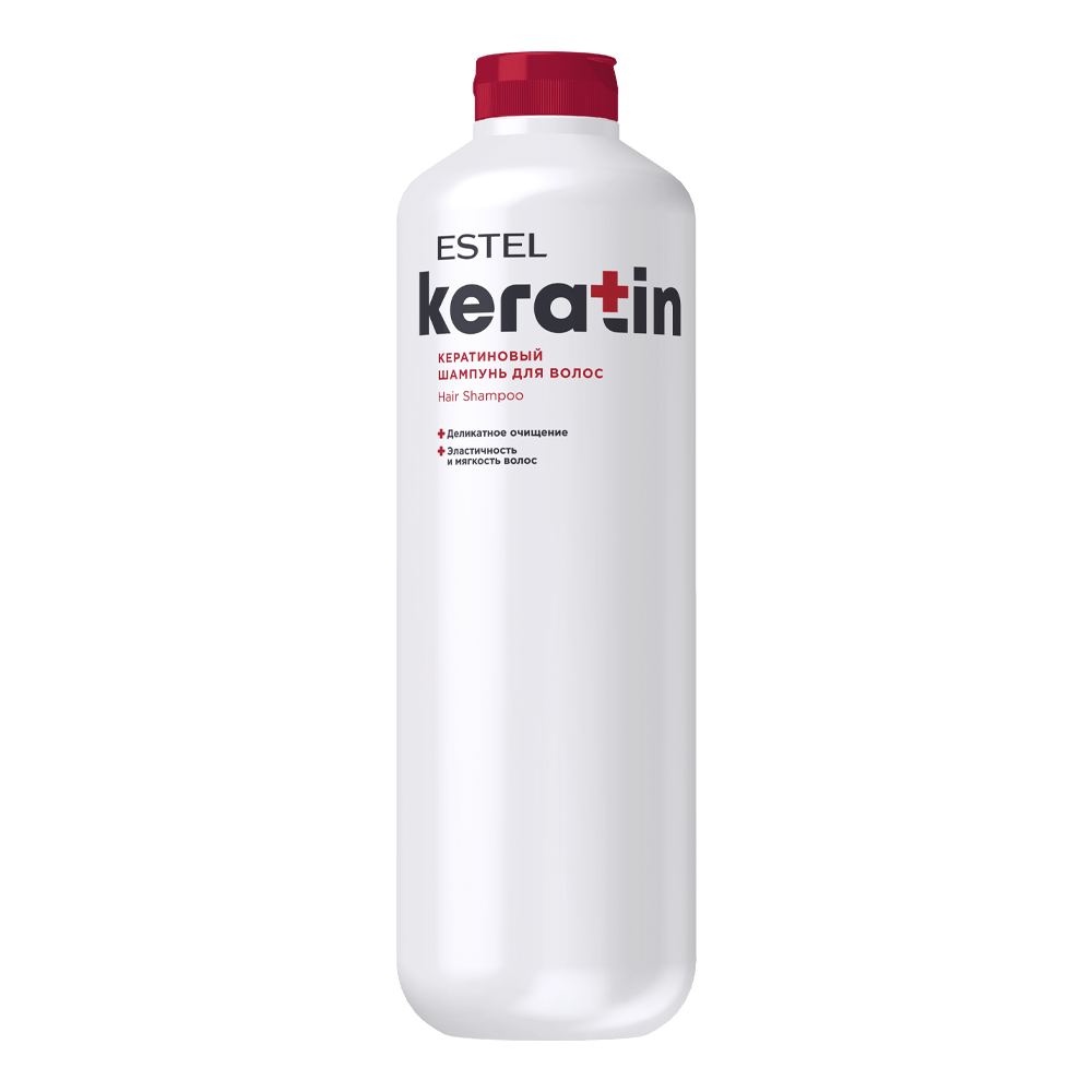 Кератиновый шампунь для волос стар.1000мл / нов. 1200 мл ESTEL KERATIN САЛОНЫ