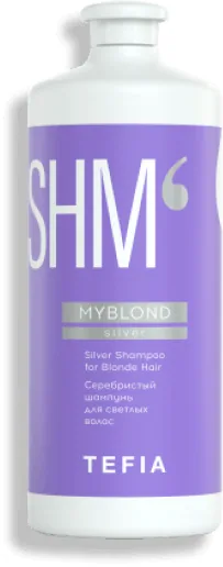 MYBLOND Серебристый шампунь для светлых волос,1000 мл