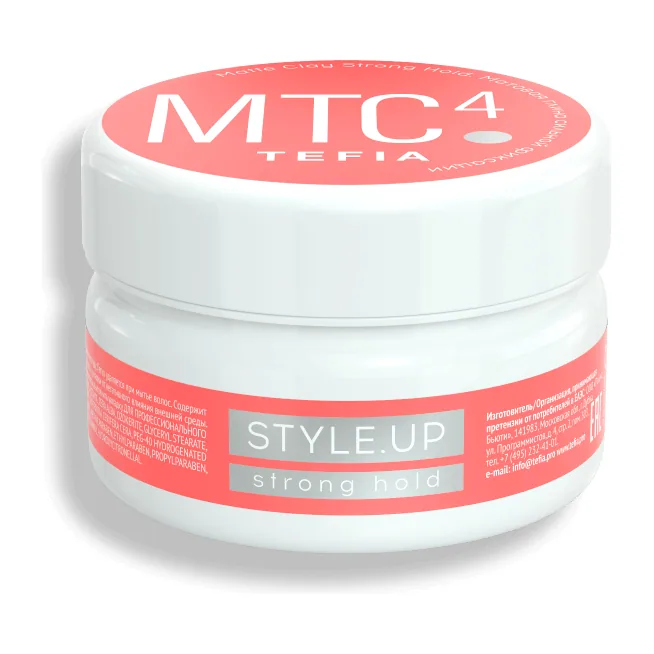 STYLE.UP Матовая глина сильной фиксации,75 мл