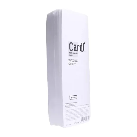 Полоски для депиляции (7х20см) Cardi, 100 шт (салфетки)
