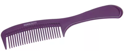 Расческа Dewal Beauty с ручкой, фиолетовая  22,0 см
