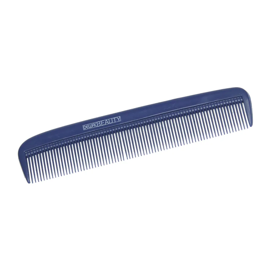 Расческа Dewal Beauty карманная, синяя 12,4 см