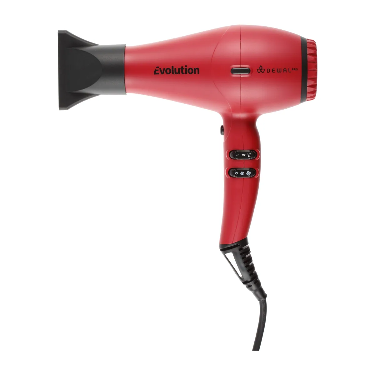 Фен DEWAL PRO EVOLUTION, красный, 2300Вт, ионизация, 2 насадки