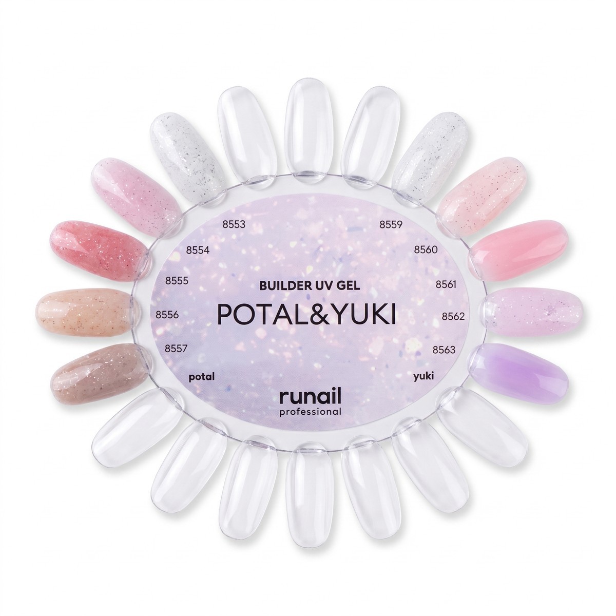 Палитра (BUILDER UV GEL, YUKI & POTAL) №8564