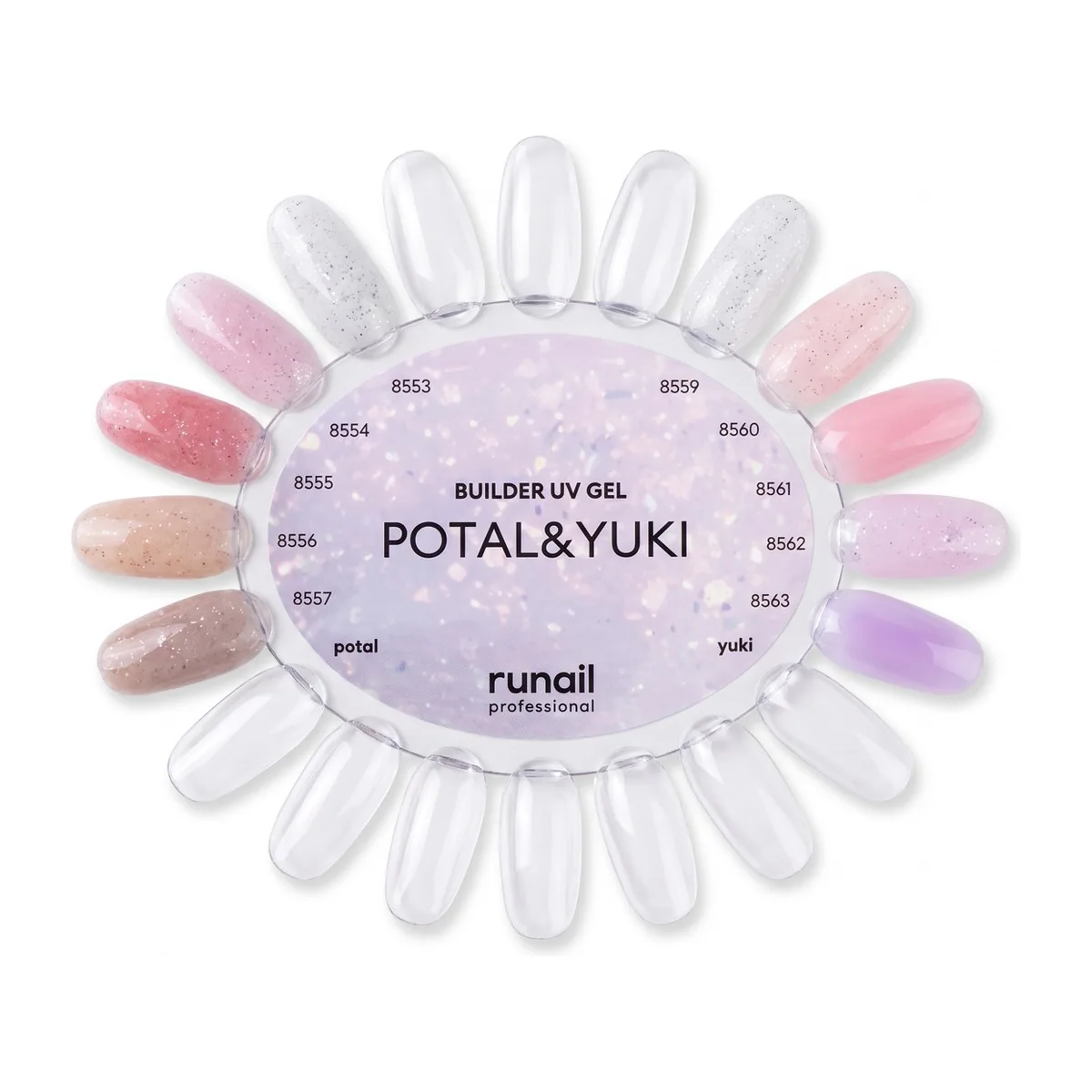 Палитра (BUILDER UV GEL, YUKI & POTAL) №8564