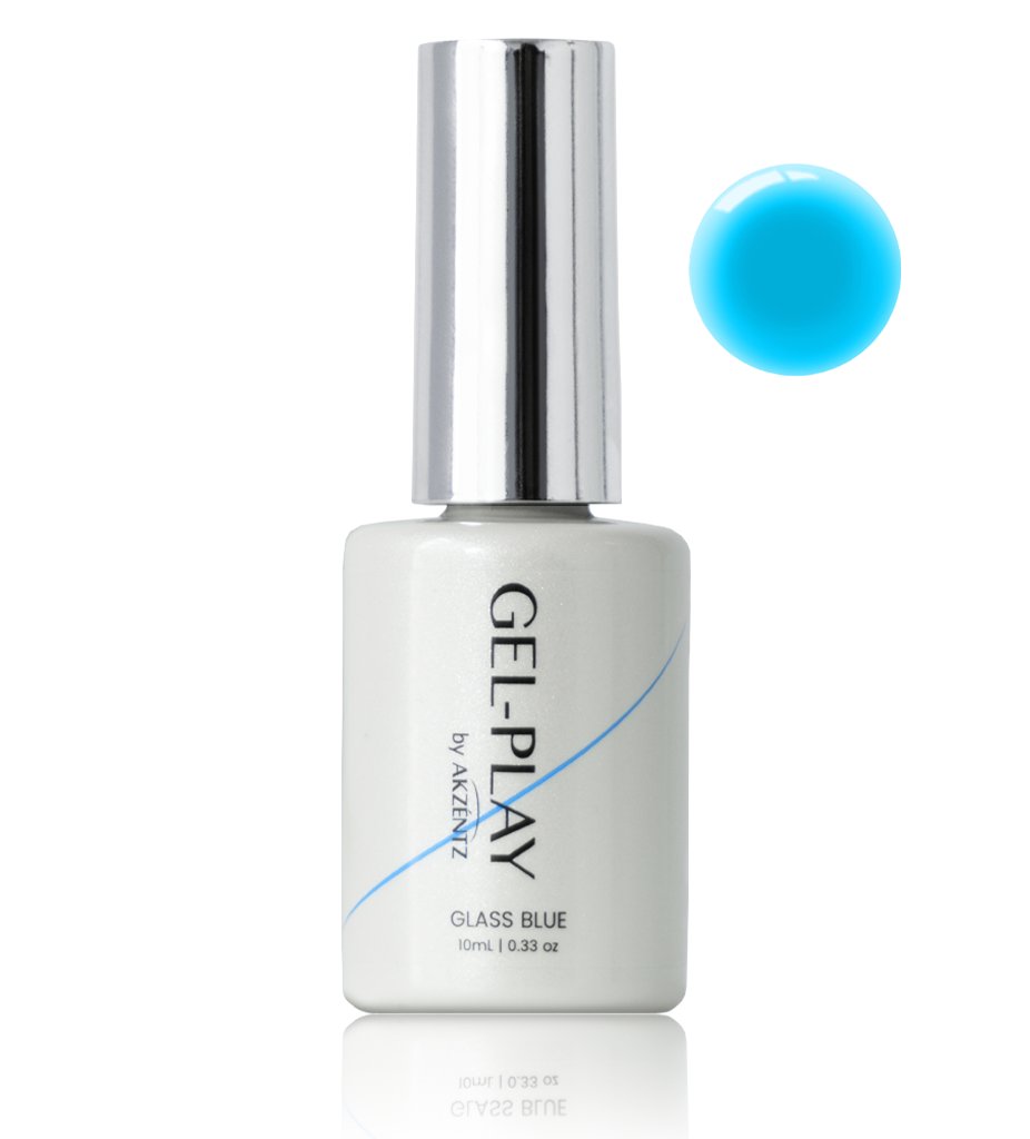Гель - UV/LED GEL PLAY - GLASS BLUE 10g/.0.35oz