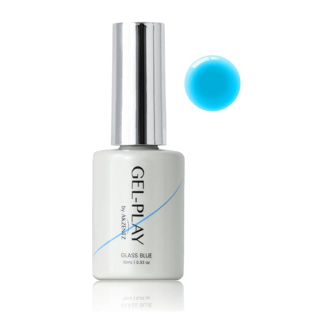 Гель - UV/LED GEL PLAY - GLASS BLUE 10g/.0.35oz