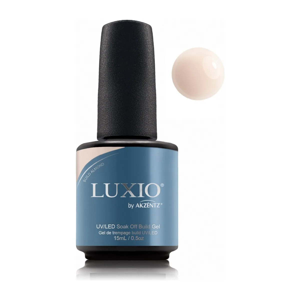 LUX-GEL-015 - LUXIO GEL - BUILD ALMOND 15 ml/Конструирующий гель